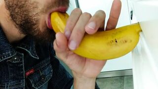 Would You Like This Banana To Be Your Dick, and Get Your Cum Exploding In My Mouth?