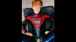 Halloween Costume Twink super hero cosplay porn compilation