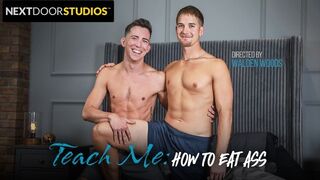 "Teach Me How To Eat Ass" Roommate Gives Sex Lessons To Brandon Anderson - NextDoorStudios