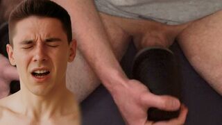 Male Sex Toy: Twink tests masturbator on his small penis (SHY BOY) - KolowskiBRO