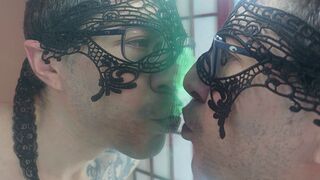 Mirror Slut Straight Edge Kissing My Refletion Dangling Close Up Cock Twink Shorties