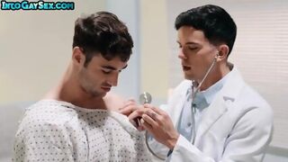 Bareback Loving Stud Barebacked By Doctor For Cum Sample