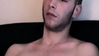 Tattooed Straight Jock Cums In Gay Pals Mouth