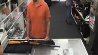 Gaystraight Pawnshop Customer Sucks Two Cocks