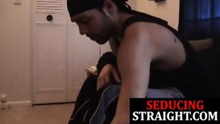 Straight Stud Jerked And Blown In Duo Until Cumming