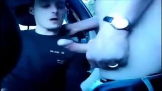 Blowing A Guy At The Car Park And He Cums On My Face