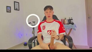 Twink with Huge Cock Eats Your Own Semen