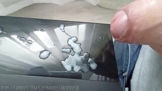 Favorite cum , gobble it up !!! Daddy 's powerful cumshot !!!
