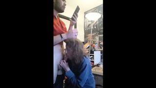 Sucking 20yo Dick Through Pizza Box