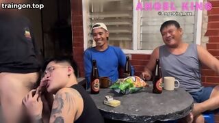 Blowjob In Front Of Uncles - James Deen