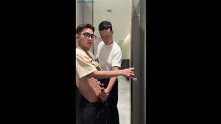 Jerk Off In Public Toilet
