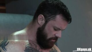 Tattoo Gay Anal Sex With Cumshot