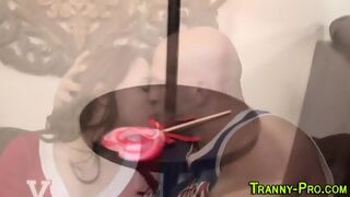 Shemale Swallows Jizz