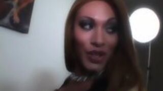 Tgirl Gets Tits Jizzed