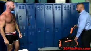 Muscled Guy Face Spunked
