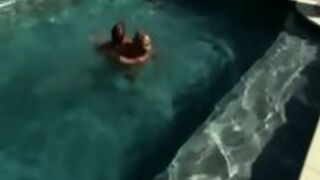 Pornstar Cums By Pool