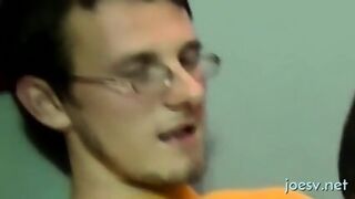 Sexy Gay Couple In Threesome