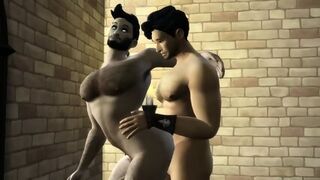 ShowerBait Str8 Boyfriend Blowbanged By Gay Lover