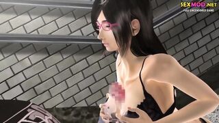 Horny 3D Anime Bride Getting Fucked