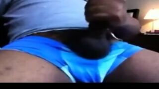 Verbal Hung Black Stud Jerk Off & Cum