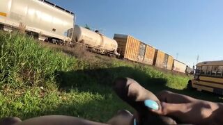Compilation Of Public Shemale Jizz