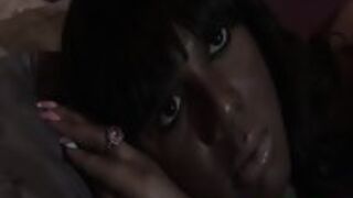 Black Tranny Blows Load