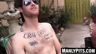 Joshua Martinez Has A Long Cock That Needs Exercise To Sweat Cum