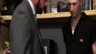 Mature Facialized Bears Ass Fingered By Jock