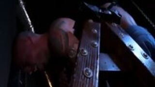 Toyed Stud Gets Spunked