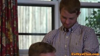 Muscular Straight Mature Assfucking In Office