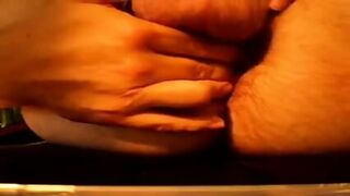 Bareback Creampie: Self-Fucking My Ass