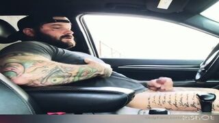 Muscular Beef Cums In His Voyeurs Mouth