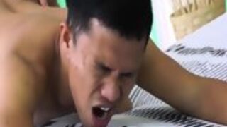 Barebacking Asian Gays Blowing Their Loads