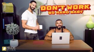 PrideStudios - Hot Bear Puts Work Aside To Bareback His BF Hard