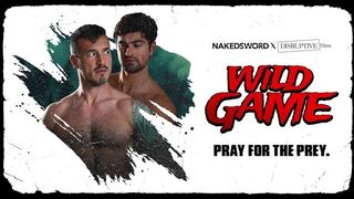 WILD GAME Hesitant Hunk DEREK KAGE Seals Deal in MIKE MONROE's Hairy Hole