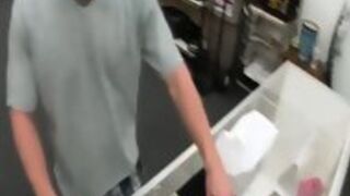 Pawnshop Gaybait Amateur Jizzed On