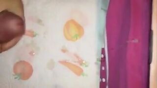 Big Dicked Shemale Cums Twice Once Again