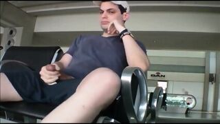 Public Masturbation With Huge Cum