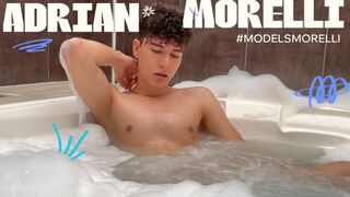 Latino Twink Showing Off in Jacuzzi – Hot and Uninhibited Body in HD