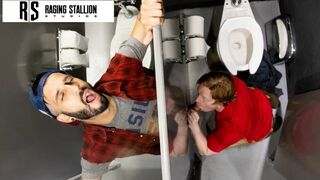 Muscled Hunk Takes A Big Cock To The Ass At Glory Hole - Raging Stallion