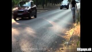 Hot Gay Outdoor With Anal Cumshot