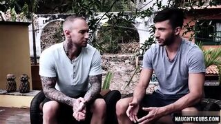 Tattoo Gay Flip Flop And Cumshot