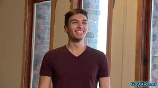 Muscle Gay Threesome With Cumshot