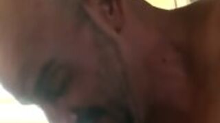 Muscle Man Masturbates