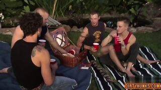 Muscle Wolf Anal Sex And Cumshot