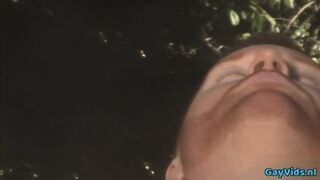 Muscle Gay Rimjob And Cumshot