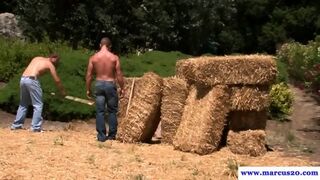 Straight Hunks Wanking Cum After Assfucking