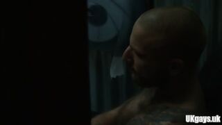Muscle Gay Flip Flop With Cumshot
