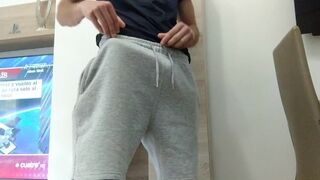 Rica Masturbated in the Living Room with a Big Juicy Cock. Great Package, Sensual Movements