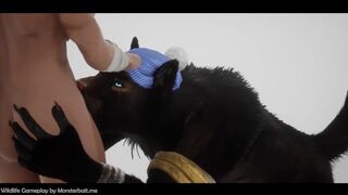 Hipster Werewolf Monster Sucks n’ Fucks Gay Combat Veteran Wildlife Animation Game Play